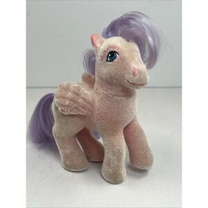 G1 My‎ Little Pony So Soft North Star Pegasus VTG 1986, Pink Flocked